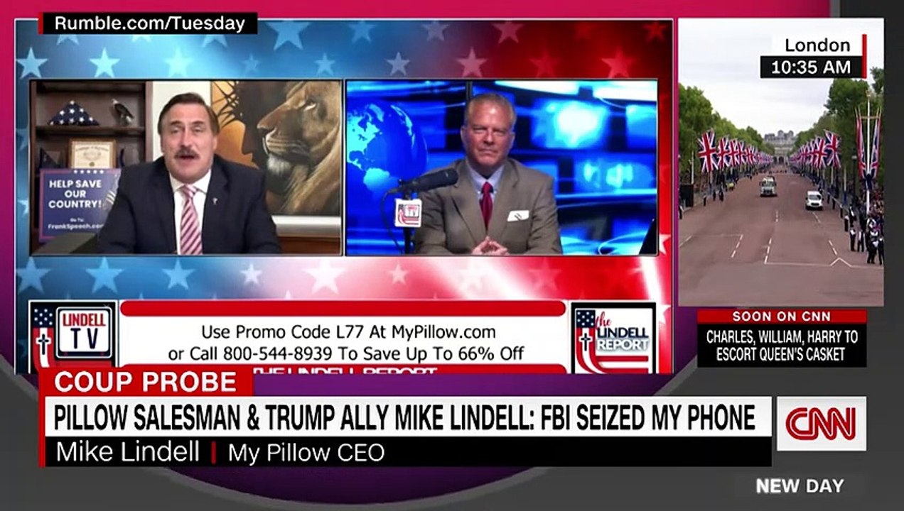 Mike Lindell’s phone was seized by the FBI. See him describe how it went