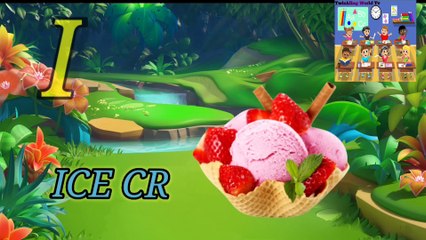 ABCD! Kids learning! A for apple! B for Ball!Kids!