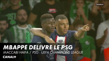 Mbappé délivre le PSG - Maccabi Haïfa / PSG - Ligue des Champions (2ème journée)