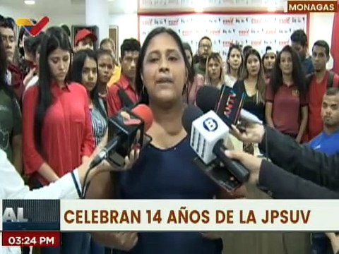 Monagas | JPSUV celebra su 14 aniversario en las diferentes calles de la entidad