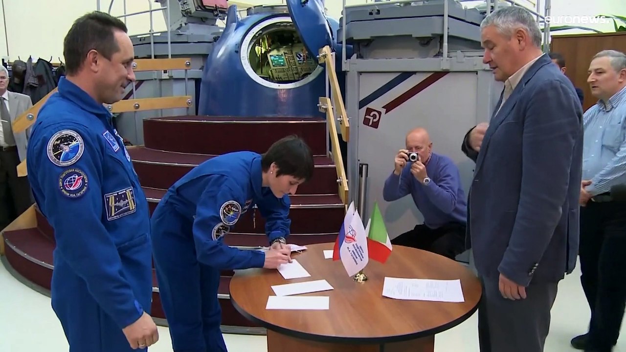 Astronautin Cristoforetti bald erste europäische ISS-Kommandantin