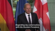 Scholz says Putin still doesn't see invading Ukraine as 'mistake'