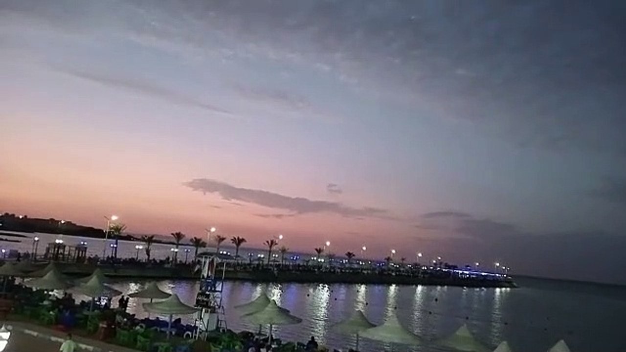 جمال الغروب