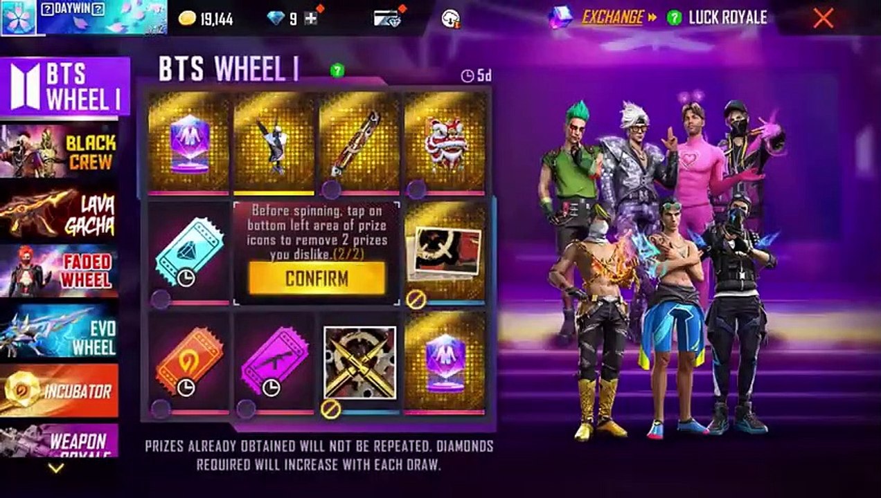 ONLY 9-- CHALLENGE -- IN AMAZING BTS WHEEL -- 4...