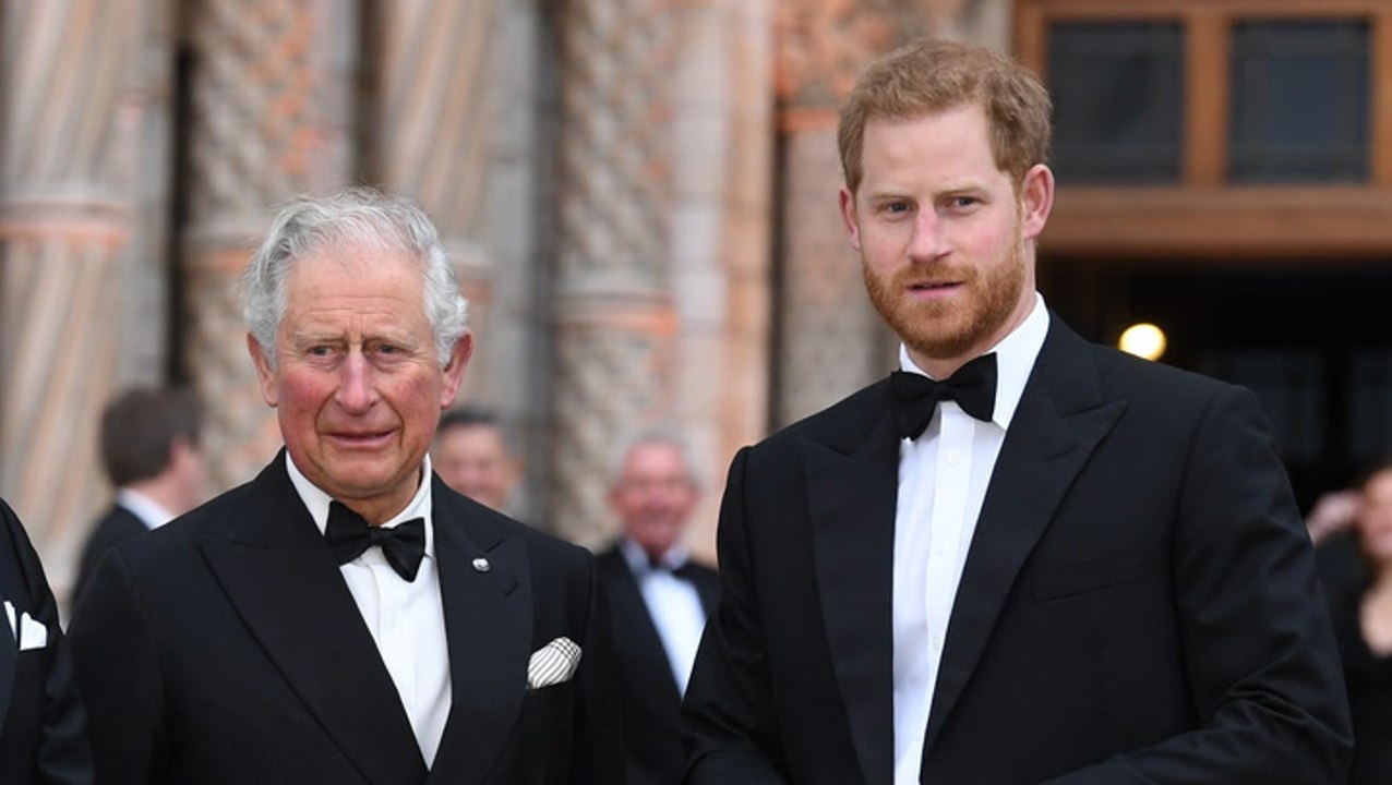 Charles und Harry vereint: Neues Bild zeigt Schmerz über Verlust der Queen
