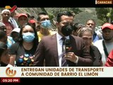 Alcaldía de Caracas entrega 10 unidades de transporte a la comunidad El Limón