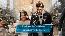 Hija de Peña Nieto comparte las primeras fotos de su boda y enciende las redes