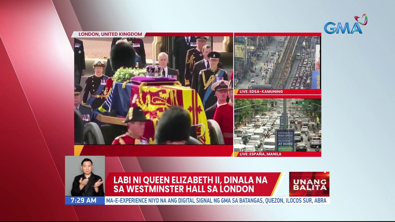 Labi ni Queen Elizabeth II, dinala na sa Westminster Hall sa London | UB