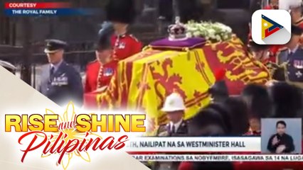 Labi ni Queen Elizabeth, nailipat na sa Westminster Hall