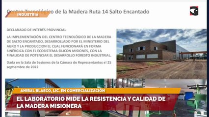 Sala cinco Misiones cuenta con un nuevo laboratorio de análisis de la calidad forestal