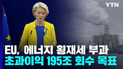 EU,  에너지 기업 '초과이익'에 횡재세 부과...195조 원 걷는다 / YTN
