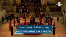 Guardia Real se desmaya durante el funeral de la reina Isabel II