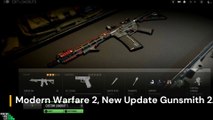 Call of Duty: Modern Warfare 2 new update | Developers will customize the upcoming Gunsmith 2.0 | Redeem Code Live