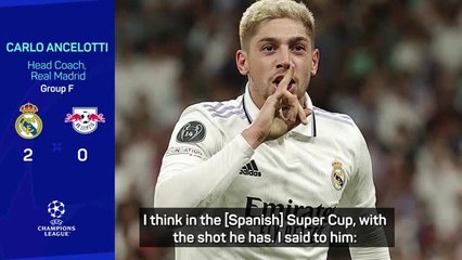 I should be pensioned off if I can't get Valverde scoring! Ancelotti