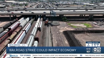 How a railroad strike could impact local, national economies