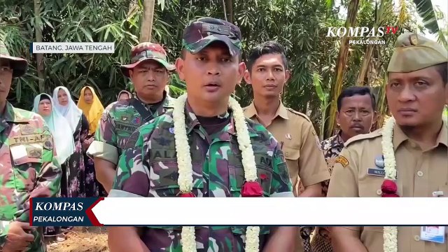 Program Karya Bhakti Kodim Batang Buat Jalan Antar Desa