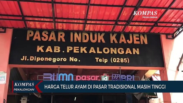 Di Pasar Tradisional, Harga Telur Ayam Masih Tinggi