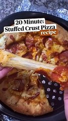 Stuffed Crust Pizza Recipe