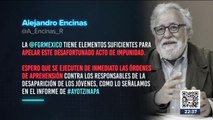 Encinas pide apelar la absolución de Abarca por Ayotzinapa