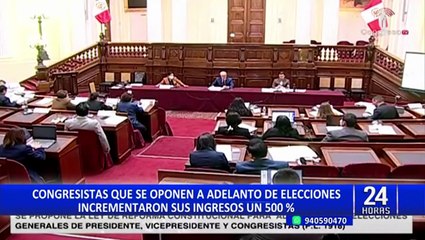 Estos son los parlamentarios que aumentaron sus ingresos hasta en 500 % desde que son congresistas