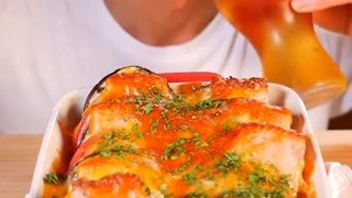  Eggplant ,Toamato and Meat - Cheese with BEER | BayashiTV | Cooking show | Cook |#Shorts_【Tik Tok】ベーコンと野菜のチーズ焼き