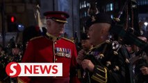Rehearsal for queen's funeral in London
