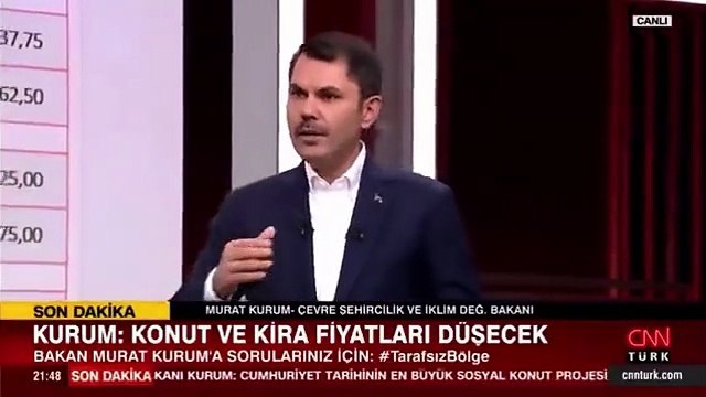 Bakan Kurum'dan asgari ücretliler için ev çözümü: Biraz dişini sıkarak, biraz eşinden, dostundan borç alarak