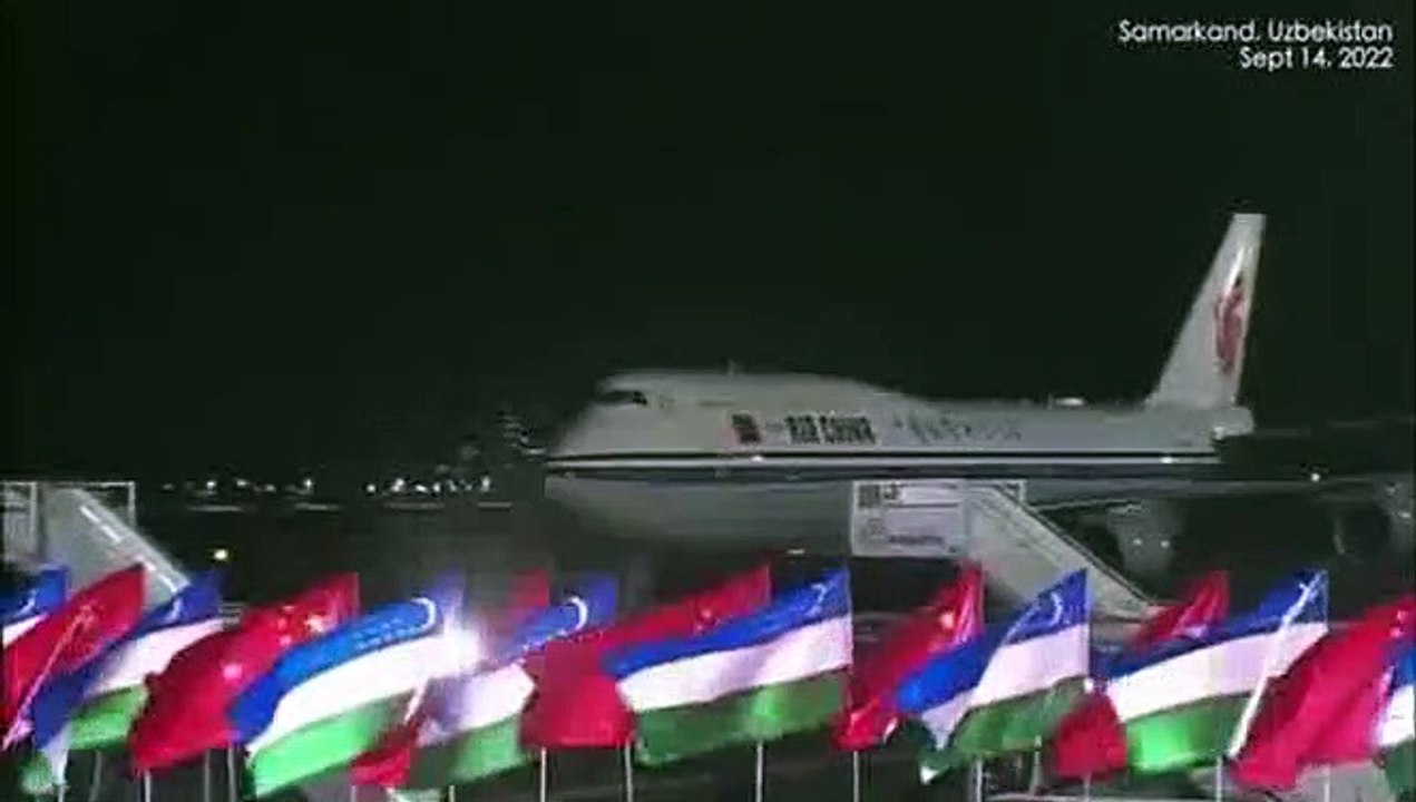 Çin lideri Şi Cinping ŞİÖ Zirvesi için Özbekistan'da