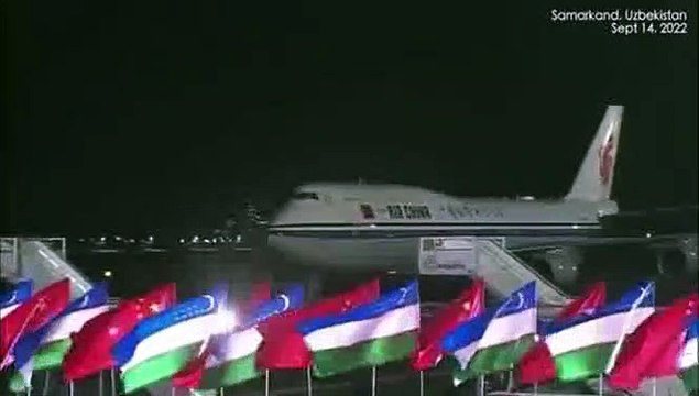 Çin lideri Şi Cinping ŞİÖ Zirvesi için Özbekistan'da