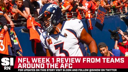 NFL Week 1 Review From Teams Around the AFC