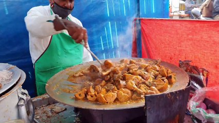 40 साल पुराना Patna Ka Sabse Famous Tawa wala Litti Chicken in Patna Boring Road Street Food Patna