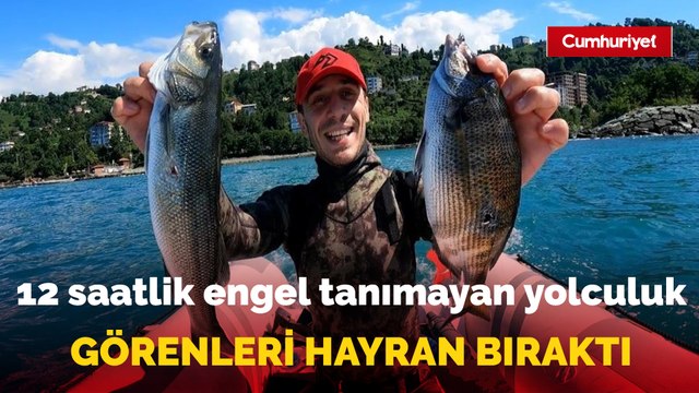Engelli dalgıçın denizdeki 120 saatlik macerası görenleri hayran bıraktı