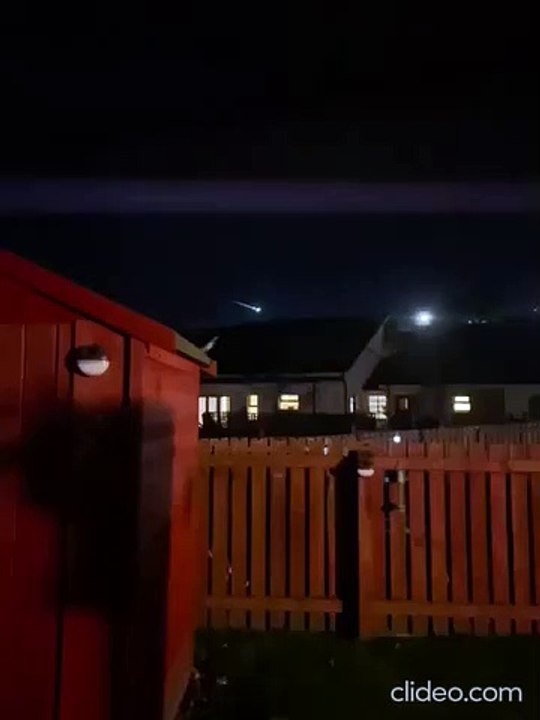 Scotland Meteor: Woman captures moment meteor speeds across night sky