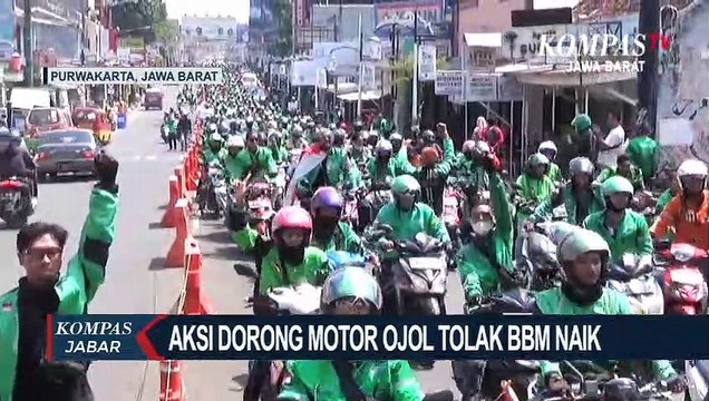 Pengemudi Ojol Protes, Tolak Kenaikan Harga BBM
