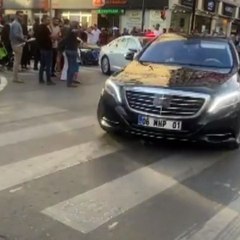 Devlet Bahçeli'nin araç konvoyu böyle görüntülendi