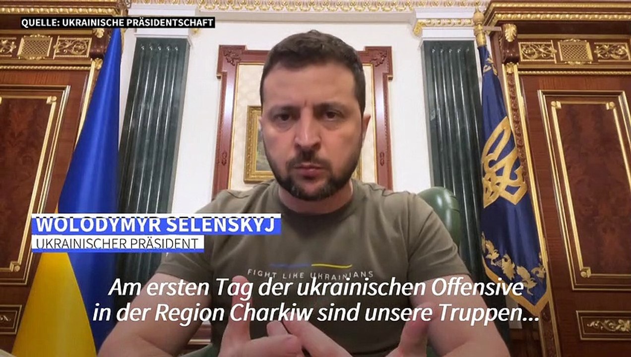 Selenskyj: Ukraine hat hunderte Ortschaften zurückerobert