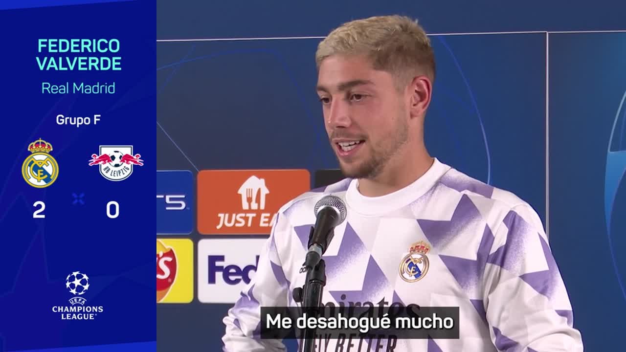 Fede Valverde: "Quería marcar a toda costa por el cumpleaños de mi madre"
