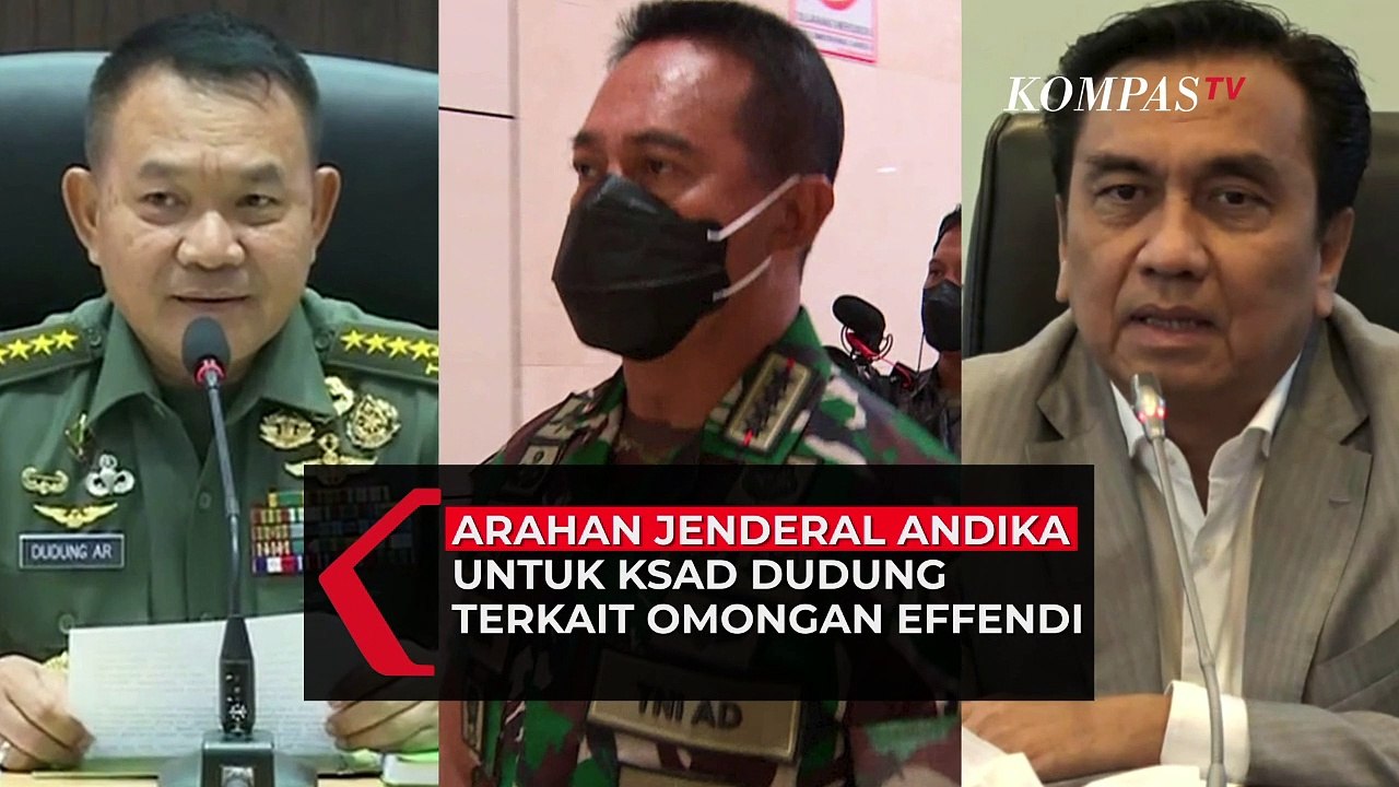 Perintah Jenderal Andika Untuk KSAD Dudung Terkait Omongan Effendi Simbolon