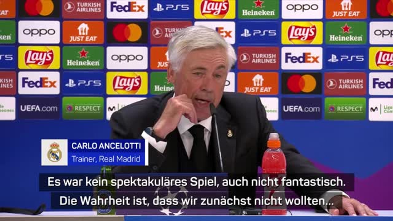 Ancelotti: Müssen auf die “einfachste Art” gewinnen