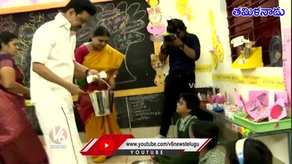 CM Stalin Launches Breakfast Scheme For Students _ Tamil Nadu _ V6 News