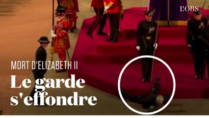 Victime d'un malaise, un garde s'effondre devant le cercueil d'Elizabeth II