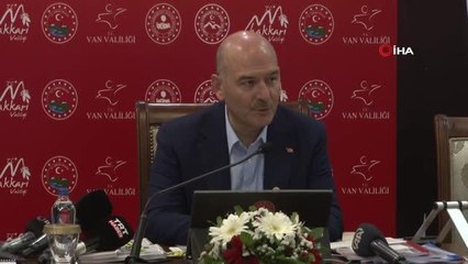 İçişleri Bakanı Soylu, Ağrı-HAkkari-Şırnak-Van Güvenlik Toplantısı'na katıldı