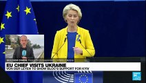 EU chief von der Leyen in Kyiv for talks on EU integration