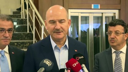 Soylu gazetecilerin sorularını yanıtladı
