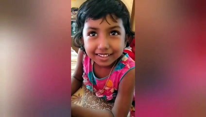 little girl singing