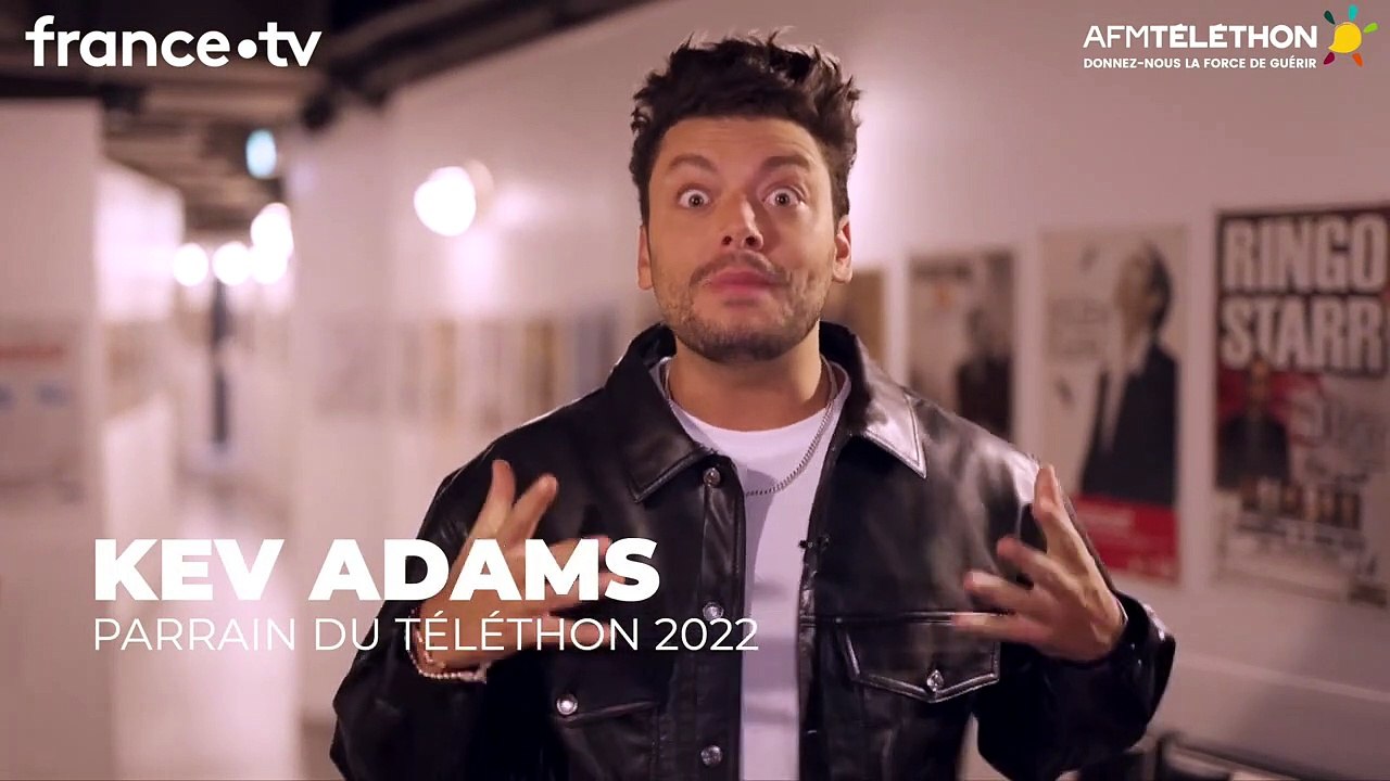 L'humoriste et comédien Kev Adams sera le parrain de la prochaine édition du Téléthon qui se déroulera les 2 et 3 décembre - VIDEO