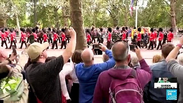 Tears as British mourners pay respects to Queen's coffin