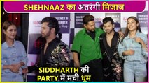 Shehnaaz Gill In Glamorous Avatar Arrives At Siddharth Nigam's Birthday Bash