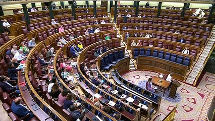 La diputada socialista Marisol Sánchez, este martes, defendiendo la conocida como Ley Sara que ha tramitado el PSOE.