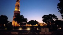 Amazing view captured of Qutub Minar  Qutub Minar in the Night_